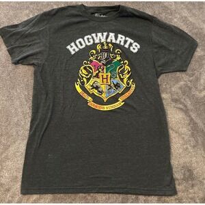 Men's Harry Potter Hogwarts Black Tshirt Sz Medium ‎ (38/40)